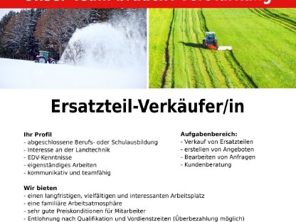 Suchen motivierten Ersatzteil-Verkäufer