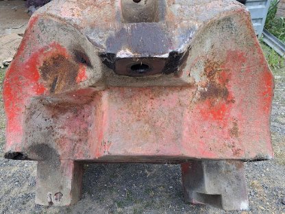 Bild 2:Heckgewicht Frontgewicht Gusseisen