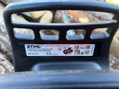 Bild 4:Stihl MS231C Motorsäge