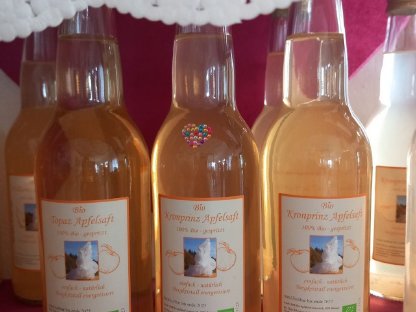 Bio Apfelsaft 330ml Flascherl 50:50 verdünnt
