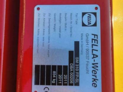 Bild 6:Fella Fendt SM 310 FP SL Frontmähwerk