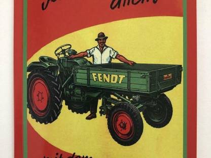 Bild 2:5 Blechschilder 30 x 20 cm Fendt Traktoren