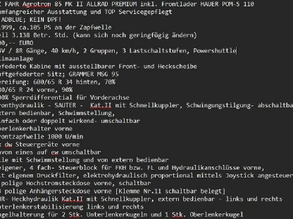 Bild 3:DEUTZ FAHR Agrotron 85 Premium, TOP-Ausstattung