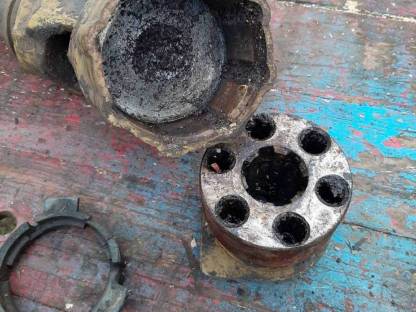 Bild 2:Defekte Gelenkwelle