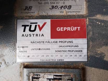 Kompressor 750 l immer Jahr Services gemacht