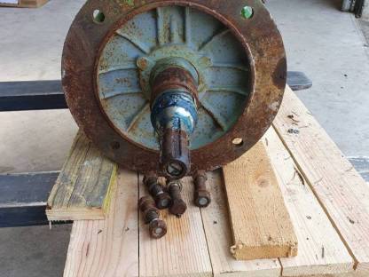 Bild 4:Bauer 15 kW Motor für Güllepumpe