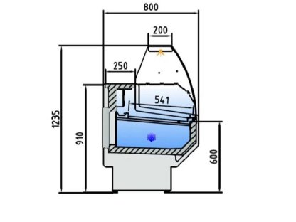 Bild 6:Kühlvitrine