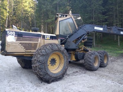 Bild 4:Harvester CAT 580 zu verkaufen