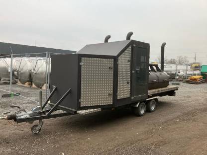 Smoker Grill mit Straßenzulassung