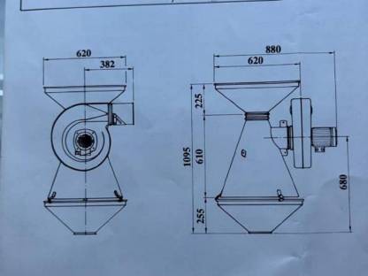 Bild 8:Getreideschnecke & Reinigung Kongskilde KSA 102