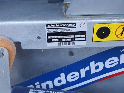 Bild 7:Binderberger TWS 7 EZ, Kreissäge