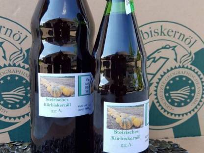 Steirische Kürbiskerne und Kürbiskernöl g.g.A.