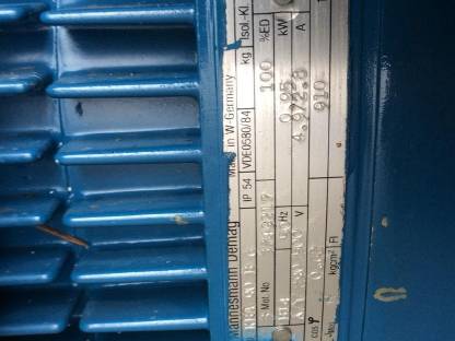 Bild 3:Getriebemotor 0,95 kW