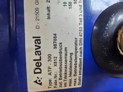 Bild 2:Warmwasserspeicher Delaval