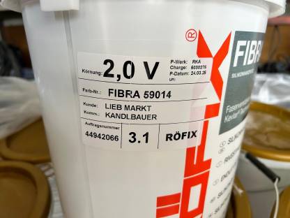 Bild 2:Röfix Silikonharzputz