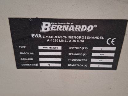 Bandschleifmaschine