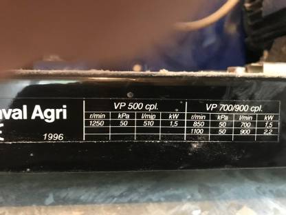 Bild 2:Rohrmelkanlage Alfa-Laval