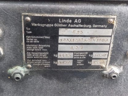 Bild 3:Stapler Linde E15