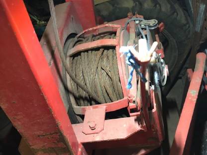 Bild 2:Maxwald 4,5 t Seilwinde
