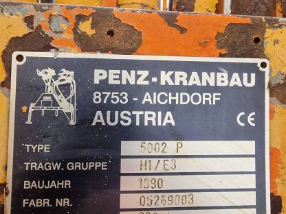 Lkw Kran Penz 5002 P