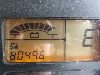 Bild 8:Mitsubishi FB18NT Elektro 3-Rad-Stapler