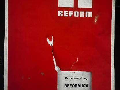 Bedienungsanleitung Reform/Rapid