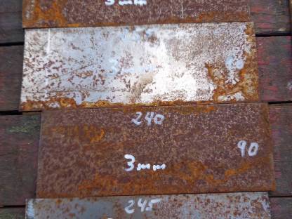 Bild 6:Blechreste 2, 3, 4, 5, 6 mm