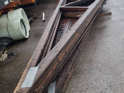 Bild 3:Brettlbinder, Dachstuhl, Bretterbinder, Leimbinder