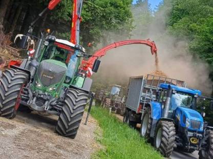 Bild 2:Hackguterzeugung - Handel und Transport