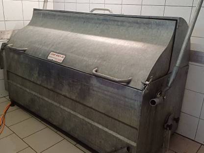 Brüh- und Enthaarungsmaschine