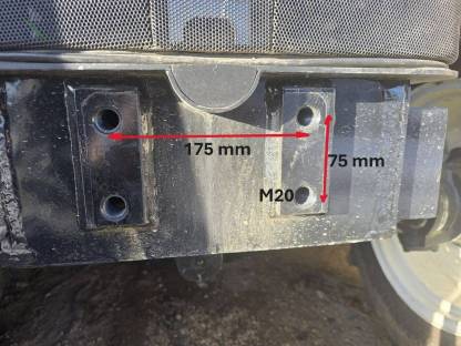 Bild 3:Nachrüstsatz Original New Holland Frontgewicht T4/T5 ca. 300