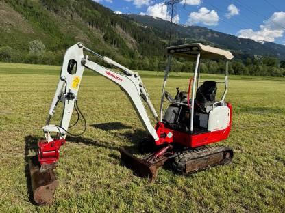 Takeuchi Tb 216 Bagger mit Powertilt