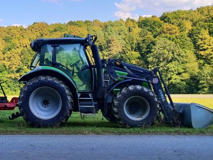 Agrotron K 410 inkl. neuwertigen Frontlader abzugeben