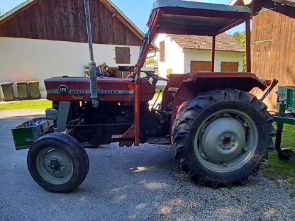 Massey Ferguson MF 135 Super mit Anhänger