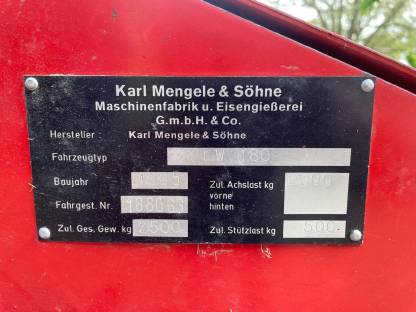 Bild 5:Ladewagen Mengele 180 Duo