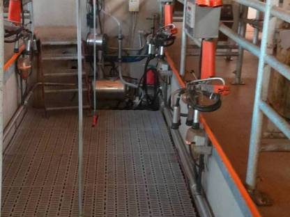 Bild 9:Doppel 3 Autotandem Melkstand System Happel