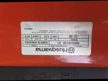 Bild 6:Husqvarna TC38 Rasenmähertraktor