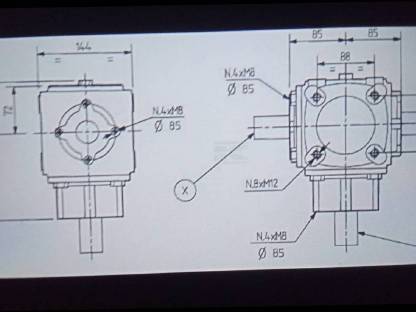 Bild 3:Winkelgetriebe Comer