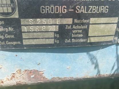 Miststreuer Mengele S 250 E