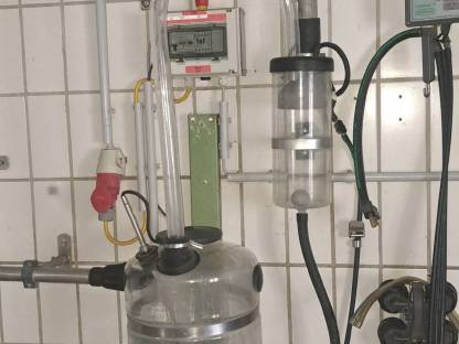 Rohrmelkanlage