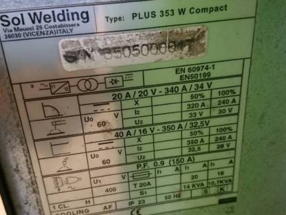 Bild 3:Esseti Schweißgerät 350A Pulser