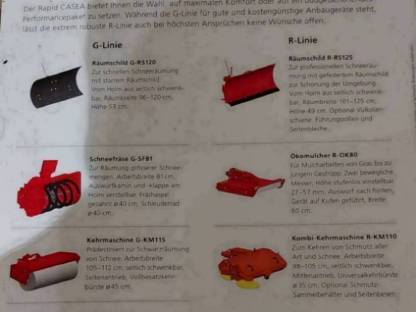 Bild 9:Rapid Casea Geräteträger, Schneefräse