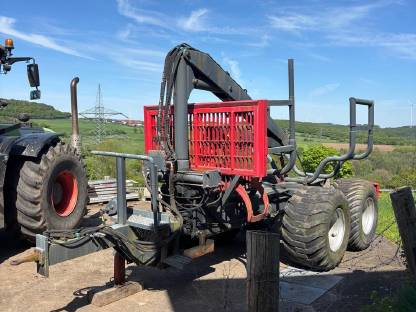 Forwarder Rückewagen Valmet Cranab Forst Rückezug Umbau