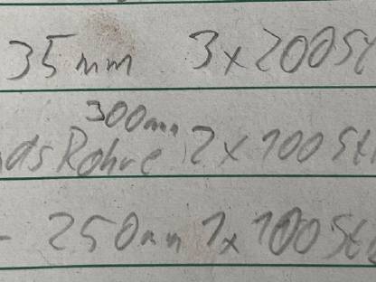 Bild 3:Bindedraht und schalzubehör