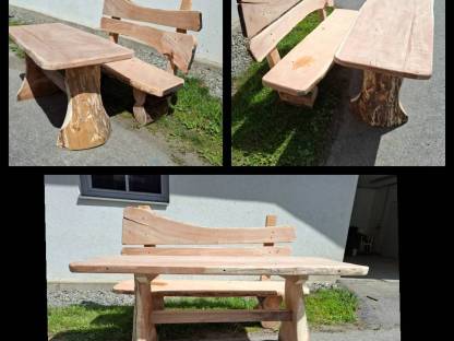 Hausbank mit Tisch