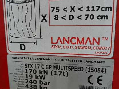 Bild 4:Holzspalter mit Brennholzbündler Lanzman 2024