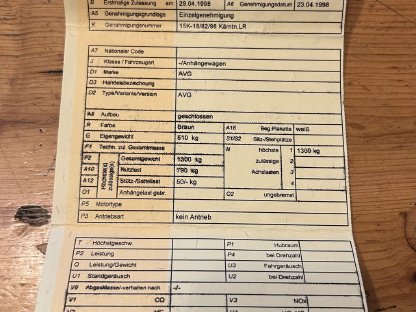 Einzelpferdeanhänger