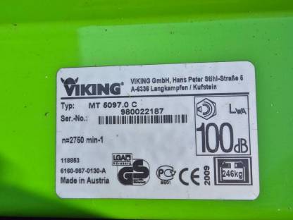 Bild 8:Viking Rasenmähertraktor MT 5097 C Hydrostat