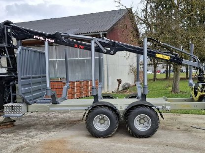 Bild 4:Rückewagen Holzanhänger Palms 5.72