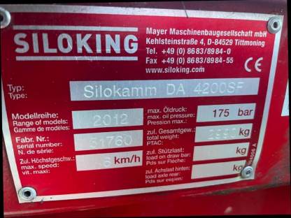 Bild 7:Silokamm Siloking Selbstfahrer